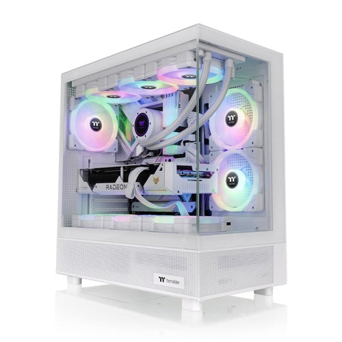 THERMALTAKE CA-1Y7-00M6WN-00 VIEW 270 TG ARGB | SNOW | MID TOWER | ATX | PRE-INSTALLED CT140 ARGB SYNC PC COOLING FAN | 12 MONTHS WARRANTY PC CASE