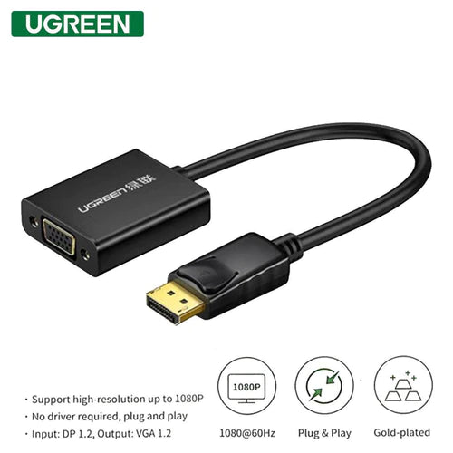 UGREEN DP109/20415 DP MALE TO VGA FEMALE CONVERTER