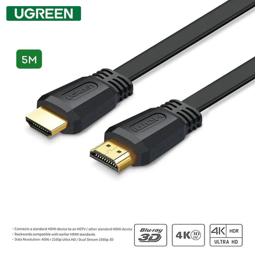 UGREEN HDMI 1.4 FLAT 5M 4K ED015/50821 CABLE