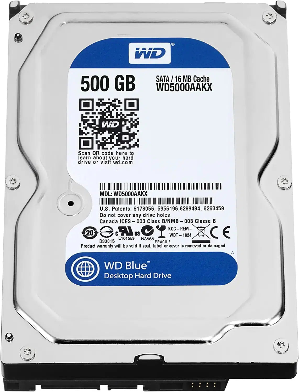 WESTERN DIGITAL 500GB BLUE 7200RPM HARD DRIVE-HDD-Makotek Computers