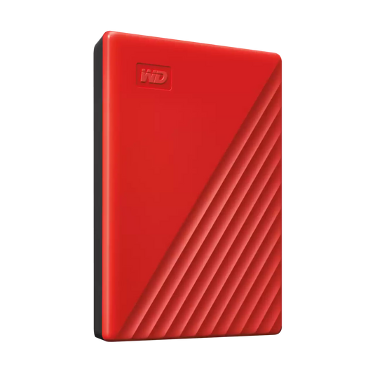 WESTERN DIGITAL WDBYVG0010BRD-WESN MY PASSPORT EXTERNAL HARD DRIVE | 1TB | RED | 12 MONTHS WARRANTY PORTABLE HARD DRIVE