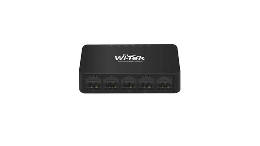 WI-TEK SF105  ETHERNET SWITCH | 5X100 MBPS | FANLESS DESIGN |  SWITCH