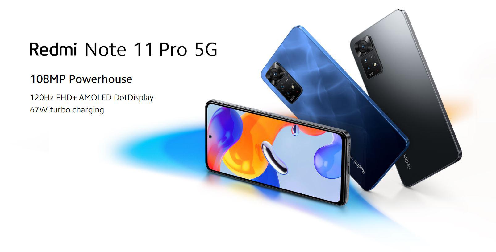 XIAOMI REDMI NOTE 11 PRO 5G 8GB+128GB POLAR WHITE SMARTPHONE – Makotek  Computer Sales Inc