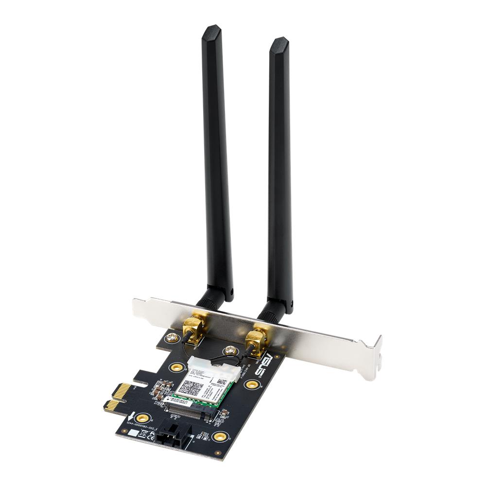 ASUS PCIE PCE-AX3000 BT 5.0 + AX5000 WIRELESS DUAL BAND ADAPTER-ADAPTER-Makotek Computers