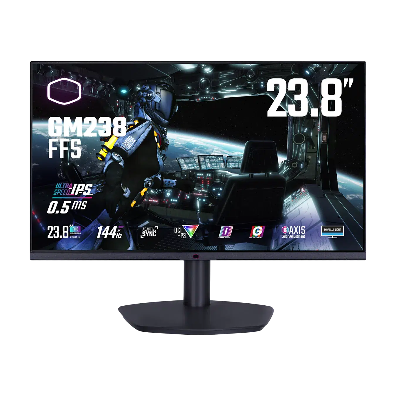 COOLER MASTER GM238-FFS | 23.8" FHD | 144HZ ULTRA-SPEED | IPS | GAMING MONITOR-MONITOR-Makotek Computers