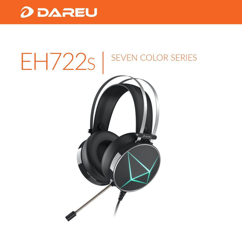 DAREU EH722s BLACK HEADSET-Headset-Makotek Computers