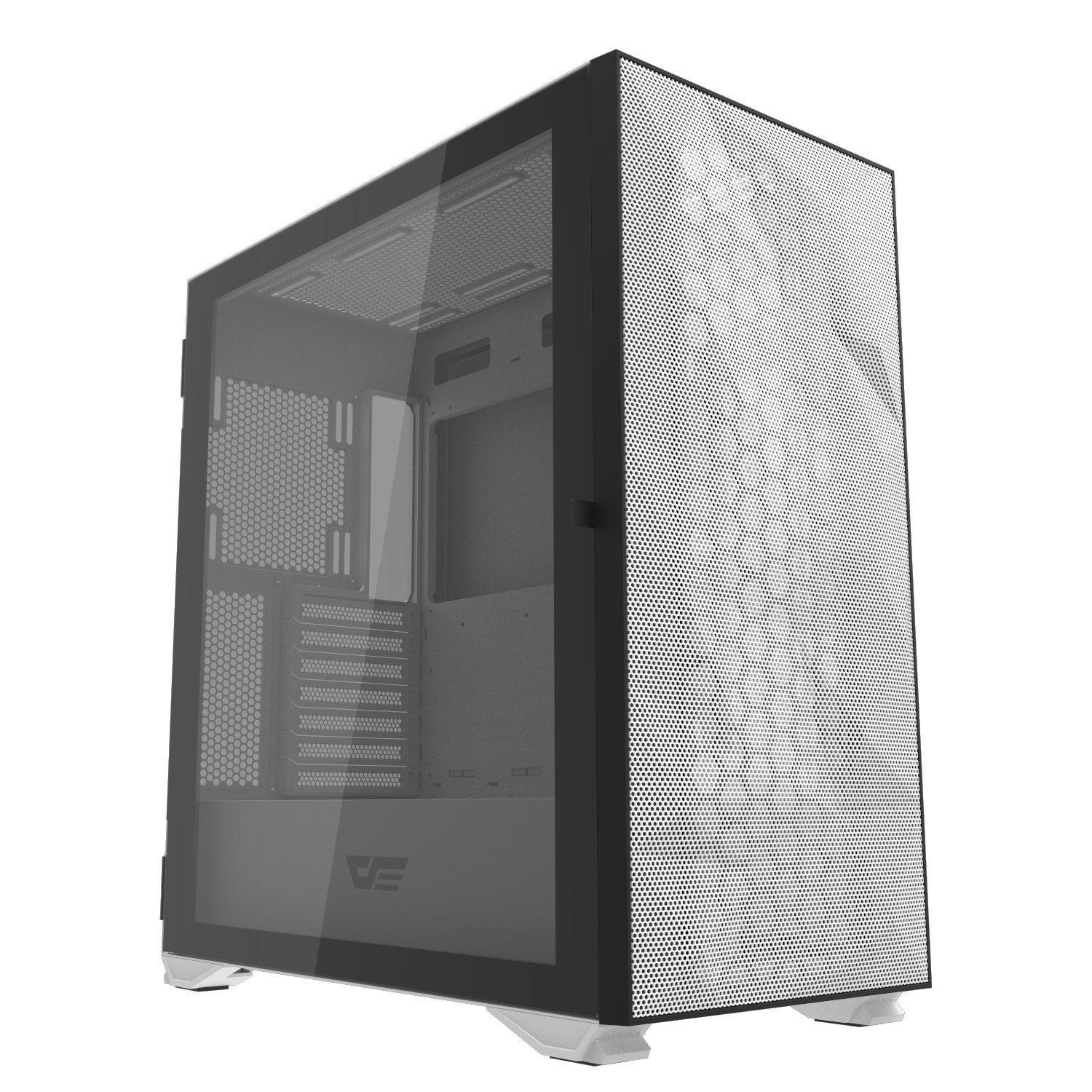 DARKFLASH DLX 21 WHITE GAMING CASE-PC CASE-Makotek Computers