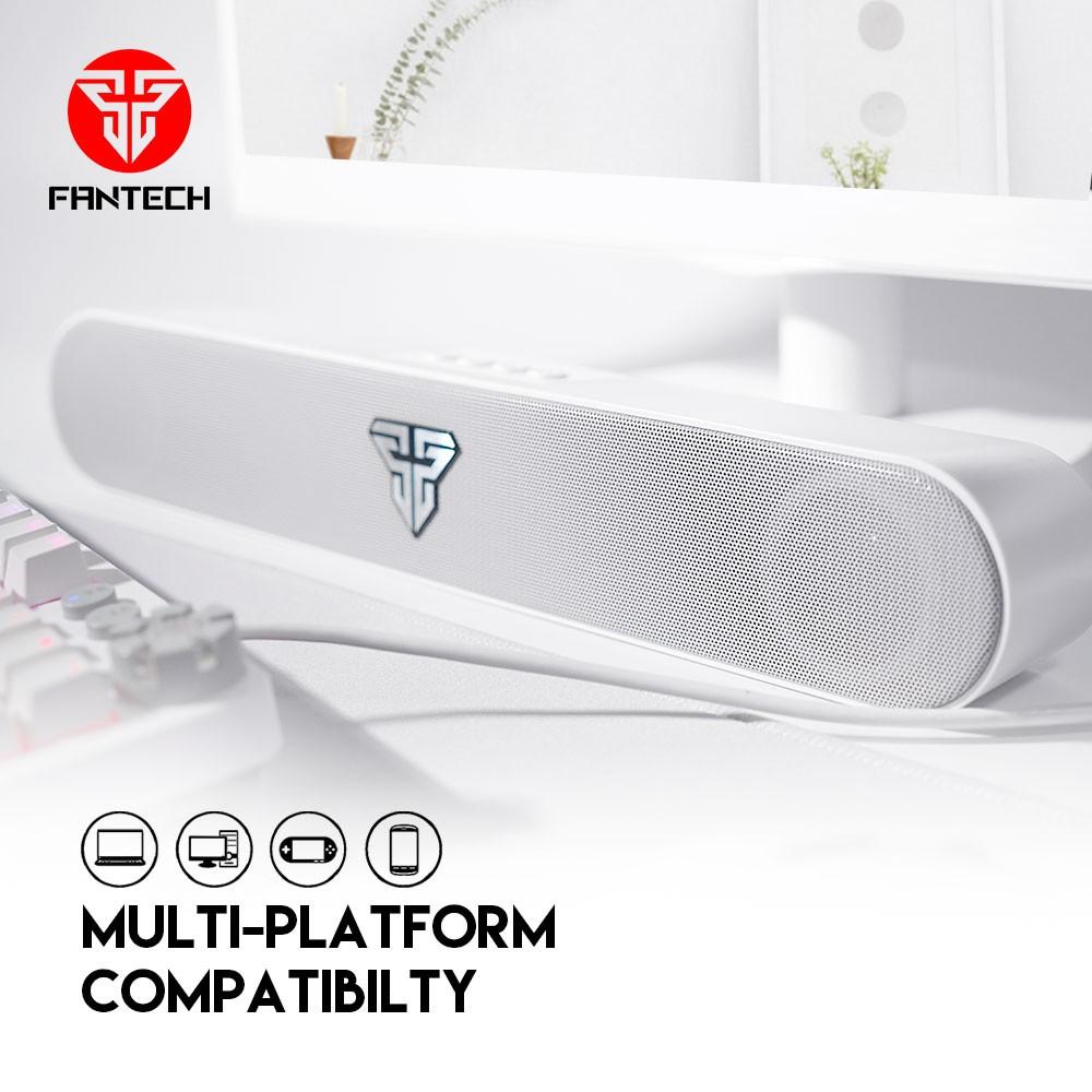 FANTECH BS150 RESONANCE BLUETOOTH WHITE SPEAKERS-SPEAKERS-Makotek Computers