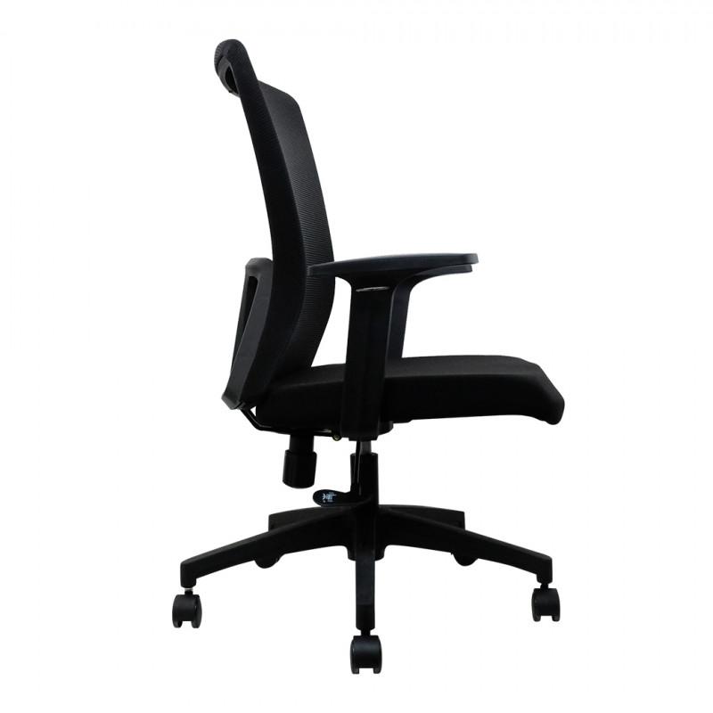 FANTECH OC-B258 OFFICE BLACK CHAIR-CHAIR-Makotek Computers