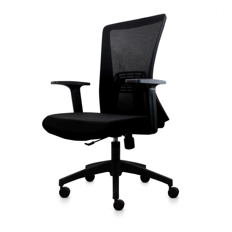 FANTECH OC-B258 OFFICE BLACK CHAIR-CHAIR-Makotek Computers