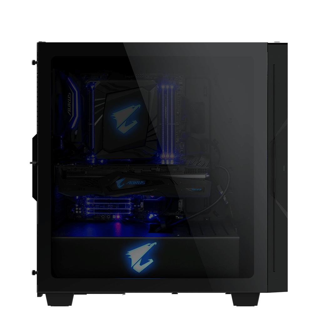 GIGABYTE AORUS C300 GLASS TG MID TOWER PC CASE-PC CASE-Makotek Computers