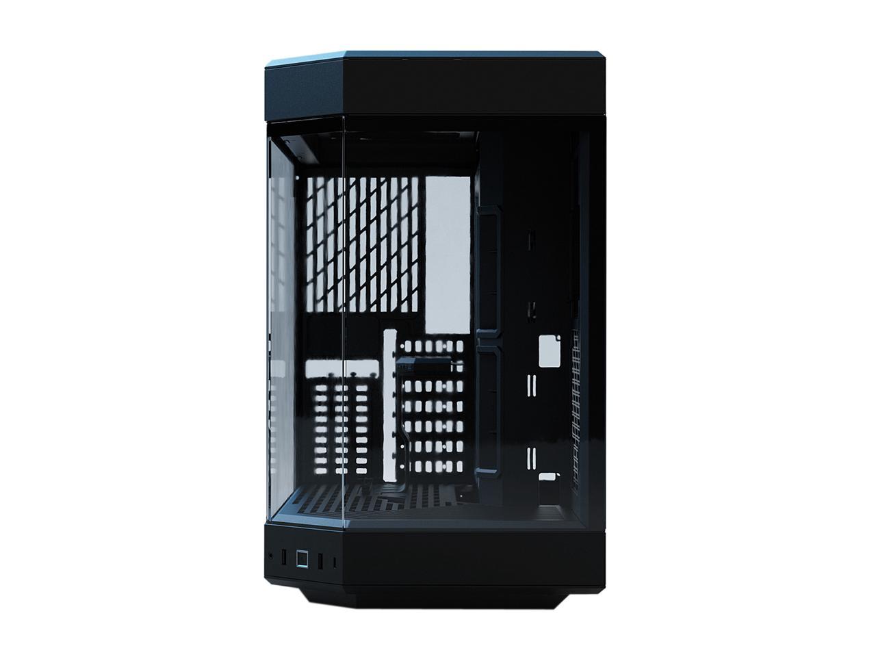 HYTE Y60 CS-HYTE-Y60-B BLACK / STEEL / TEMPERED GLASS ATX MID TOWER PC CASE-PC CASE-Makotek Computers