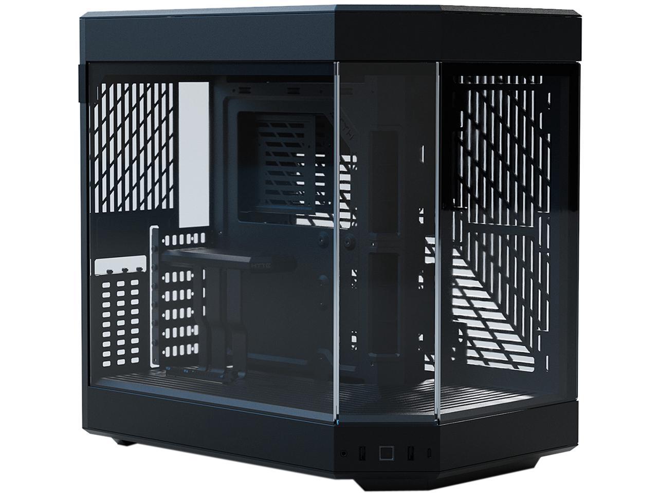 HYTE Y60 CS-HYTE-Y60-B BLACK / STEEL / TEMPERED GLASS ATX MID TOWER PC CASE-PC CASE-Makotek Computers