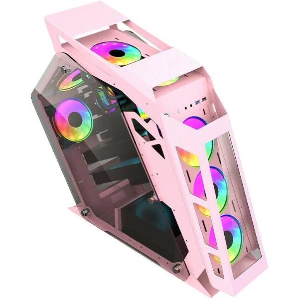 INPLAY GAMING CASE THUNDER 01 PINK PC CASE-PC CASE-Makotek Computers