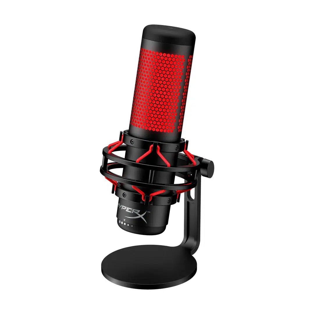 KINGSTON HYPERX QUADCAST S (RGB) BLACK CONDENSER MICROPHONE-MICROPHONE-Makotek Computers