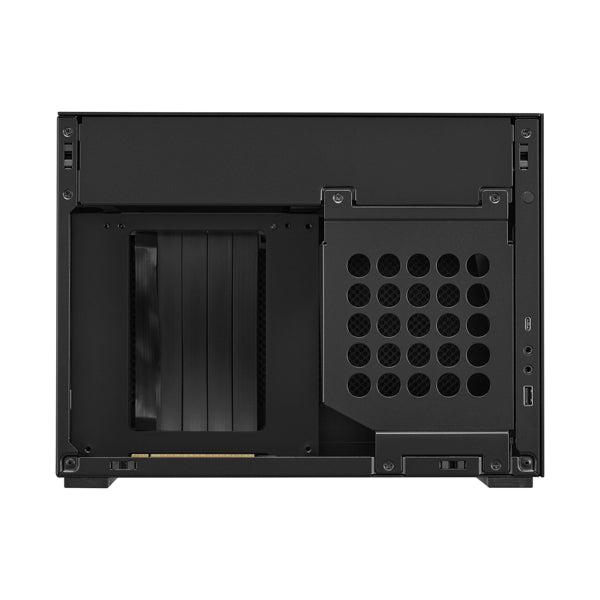 LIAN LI A4H2O ANODIZED BLACK MINI ITX CASE, ALUMINIUM MESH