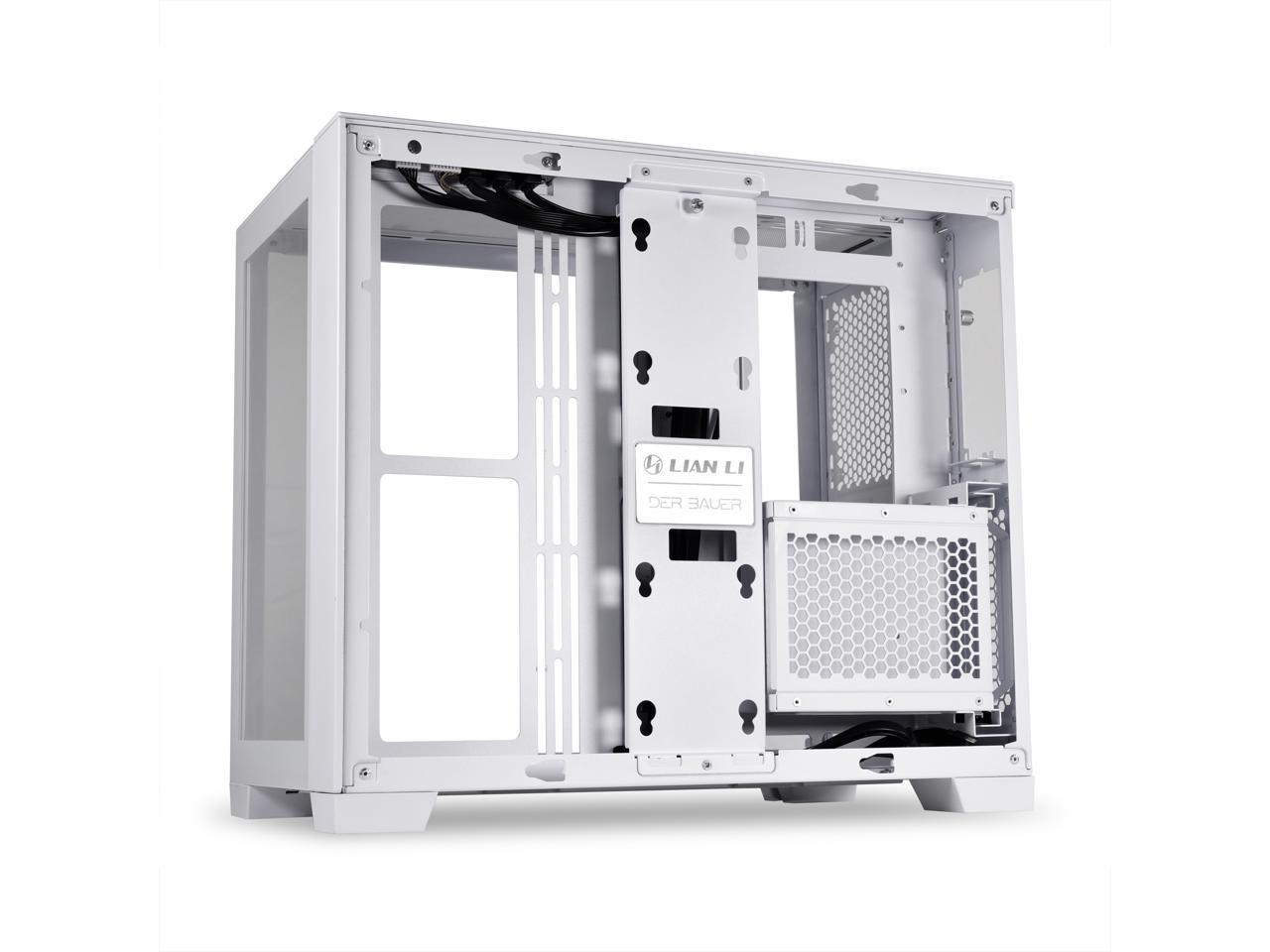 LIAN LI O11 DYNAMIC MINI SNOW WHITE GAMING CASE-PC CASE-Makotek Computers