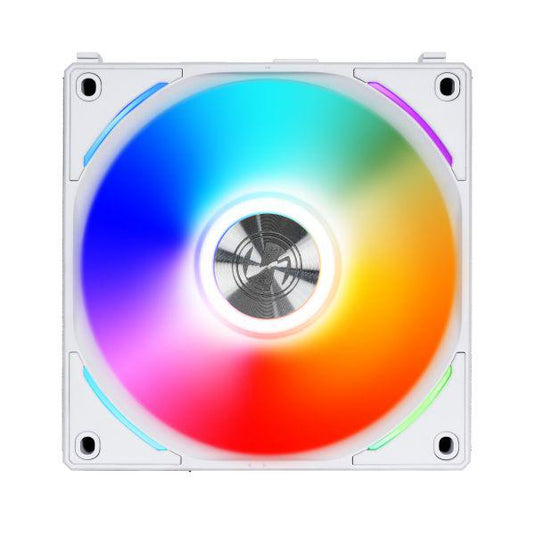 LIAN LI UNI FAN AL120 WHITE 120MM (UF-AL120-1W) SINGLE FAN-FANS-Makotek Computers