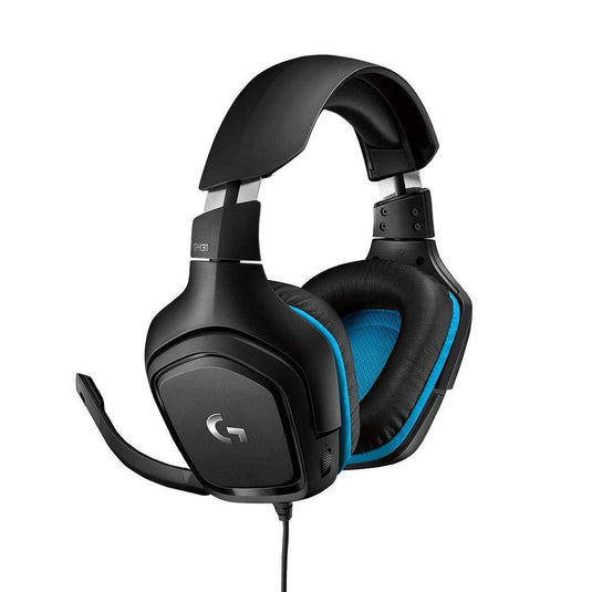 LOGITECH G431 SURROUND SOUND GAMING HEADSET | 50MM DRIVERS | DTS HEADPHONE: X 2.0 | 6MM FLIP TO MUTE MIC-HEADSET-Makotek Computers