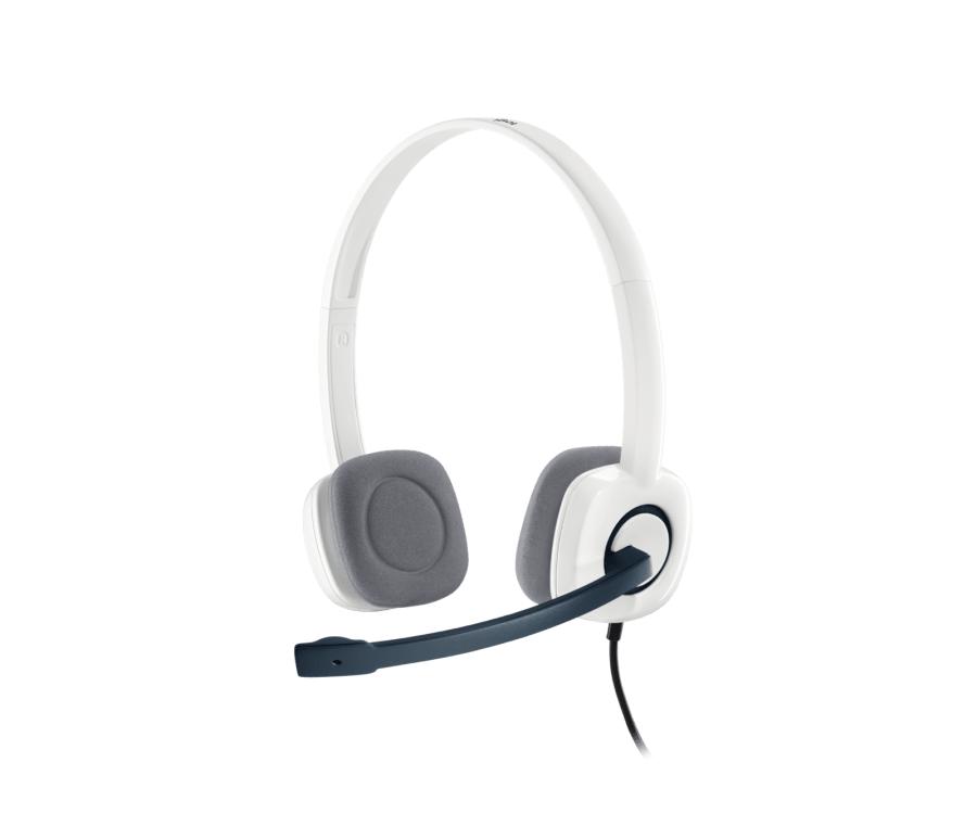 LOGITECH H150 STEREO HEADSET CLOUD WHITE-HEADSET-Makotek Computers