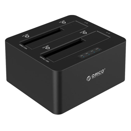 ORICO 2 BAY 2.5" / 3.5" SATA HDD/SSD DOCKING STATION-CLONER-Makotek Computers