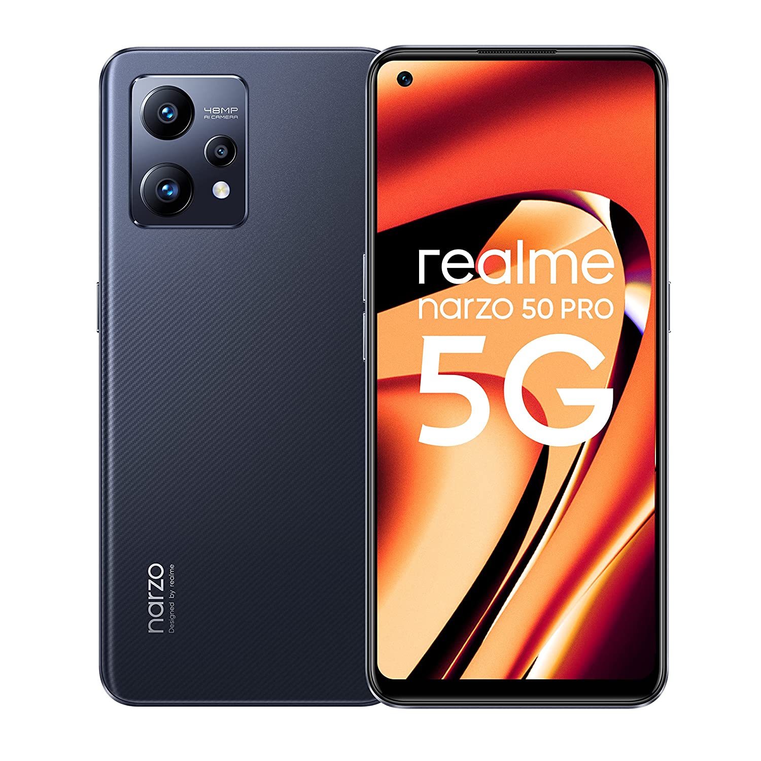 REALME NARZO 50 PRO 5G 8GB+128GB HYPER BLACK SMARTPHONE-SMARTPHONE-Makotek Computers