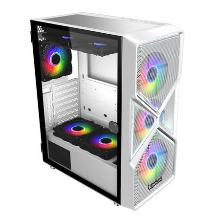 REDRAGON GC-MB211-W SUPERION WHITE GAMING CASE-PC CASE-Makotek Computers