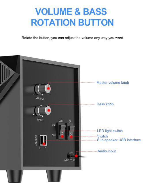 REDRAGON GS700 TOCCATA GAMING STEREO SPEAKERS-SPEAKERS-Makotek Computers