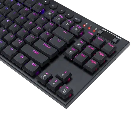 REDRAGON K622 HORUS 87 KEYS LOW PROFILE DESIGN | RED MECHANICAL SWITCH | RGB BACKLIGHTING | WIRED KEYBOARD-KEYBOARD-Makotek Computers