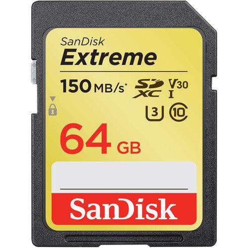 SANDISK EXTREME SDSDXV6-064G-GNCIN | SDXC | SDXV6 | 64GB | V30 | U3 | C10 | UHS-I | 150MBPS R | 60MBPS W | 4X6 | MEMORY CARD-SD CARD-Makotek Computers