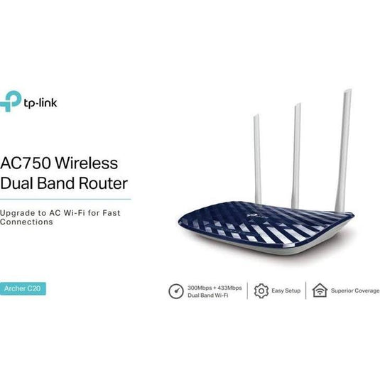 TP-LINK AC750 WIRELESS DUALBAND ROUTER-Router-Makotek Computers