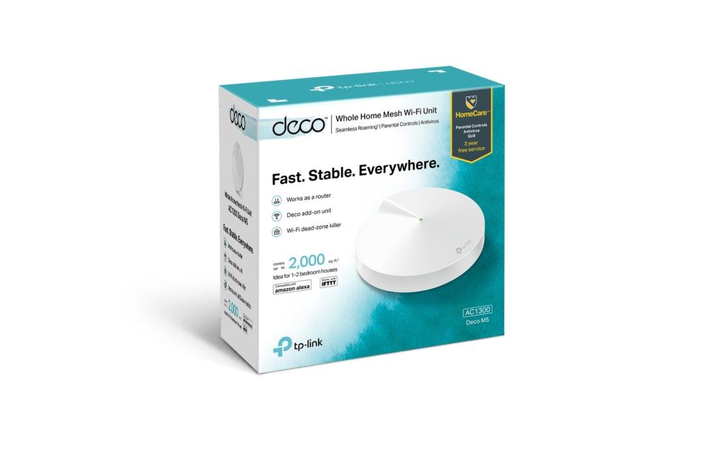 TP-LINK DECO M5(1-PACK) AC1300 WHOLE HOME MESH WI-FI SYSTEM-WIFI SYSTEM-Makotek Computers